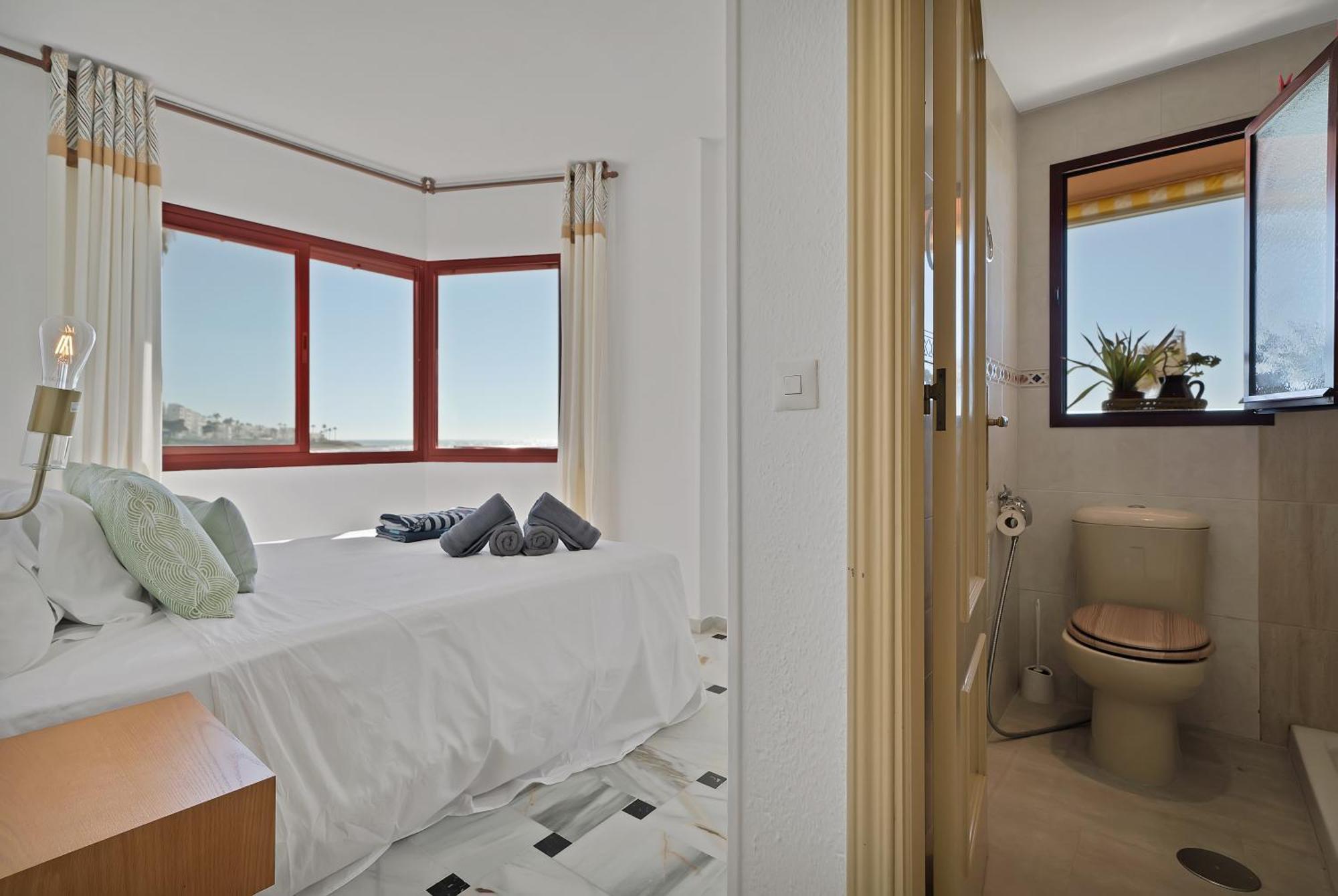 Casa Mar Front Con Wifi, Piscina, Padel Y Tenis - Lubina Del Sol * Sitio de Calahonda